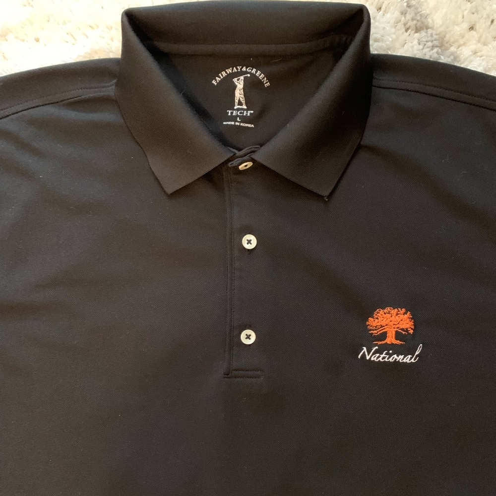 FAIRWAY & GREENE | National Golf Course Men’s Golf Shirt | EUC